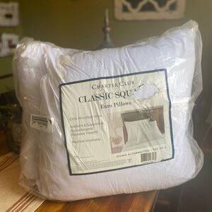 NIP Charter Club Classic Square Euro Pillows 2 Pack
Hypoallergenic